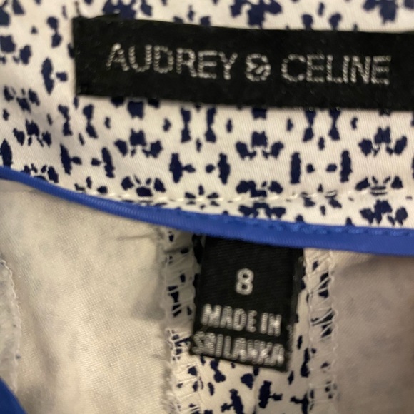 Cropped pants. Size 8. Audrey and Celine brand name. Great work pants. - Picture 4 of 4